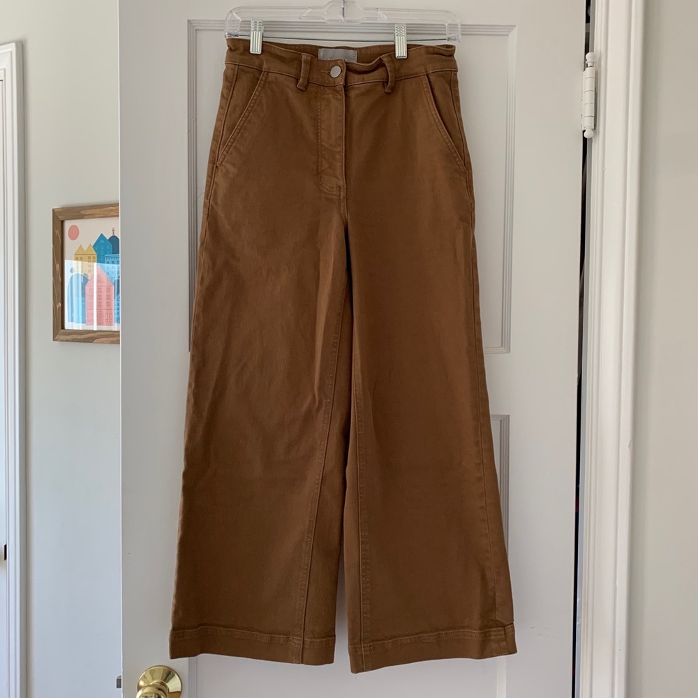 Everlane Wide Leg Crop Pants